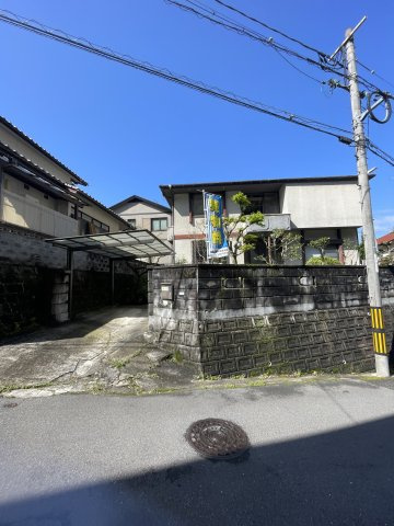 牛田新町3丁目　土地（古家あり）の外観|傾斜地のため、水はけがよく陽当たり良好です。