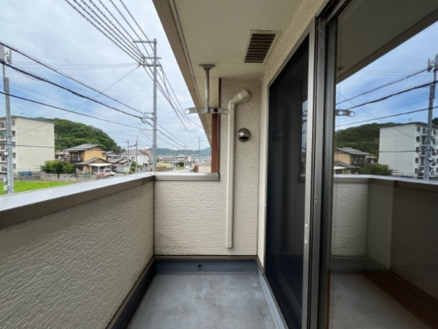 サンファースト　勝原のバルコニー