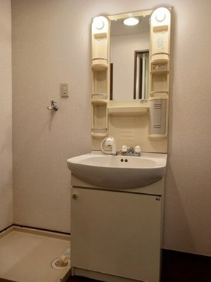 【洗面所】 | アネックス山王 | 忙しい朝には欠かせない洗面所です
