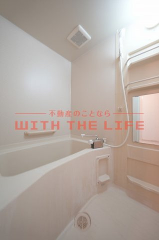 クレールⅡ【キャッシュバック対象物件】の浴室|コンパクトで使いやすいお風呂です