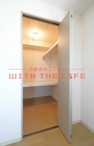 クレールⅡ【キャッシュバック対象物件】の収納|専用の収納スペースです