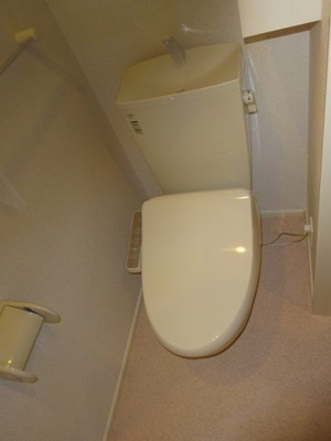 【トイレ】 | トビアスガーデン南沖洲Ａ | 落ち着いた色調のトイレです