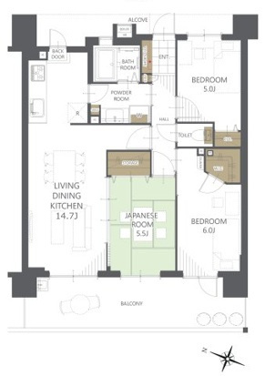 【間取り】の画像