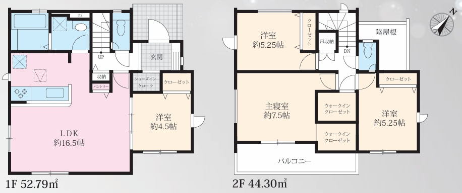 神戸市西区桜が丘西町2丁目の間取り