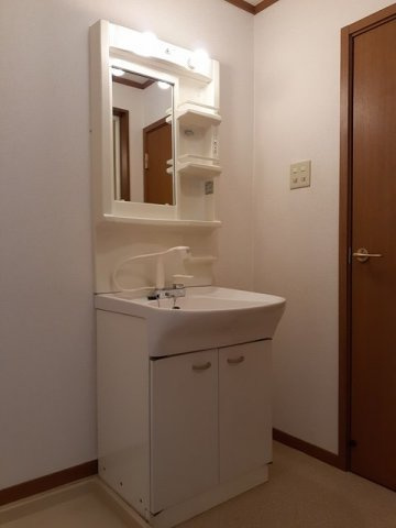 アメニティエルの洗面所