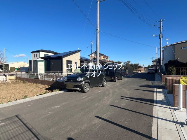 【前面道路含む現地写真】 | 羽生市加羽ケ崎　新築一戸建　全2棟　1号棟