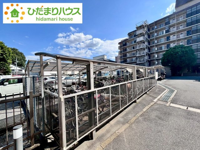 ローズハイツ野田愛宕　B棟の駐輪場|駐輪場装備♪