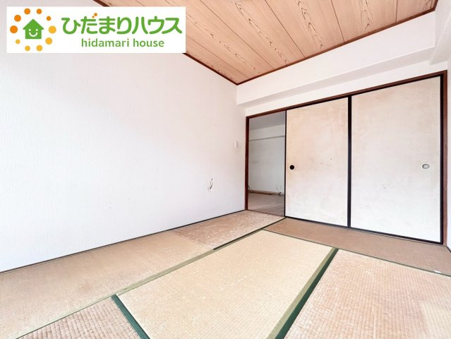 ローズハイツ野田愛宕　B棟の和室|家事を行ったり、趣味のスペースや団らんのスペースとしてもマスチに活用できます。