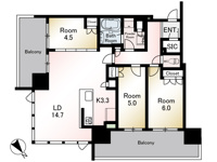 リビオタワー羽沢横浜国大　２３階の画像