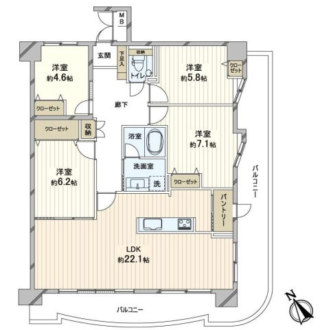 【間取り】の画像