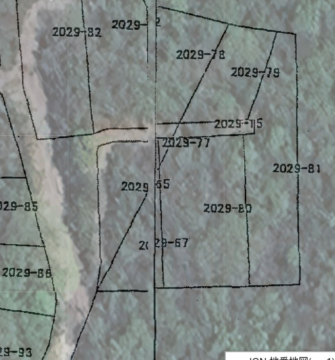 加東市秋津　土地の土地図