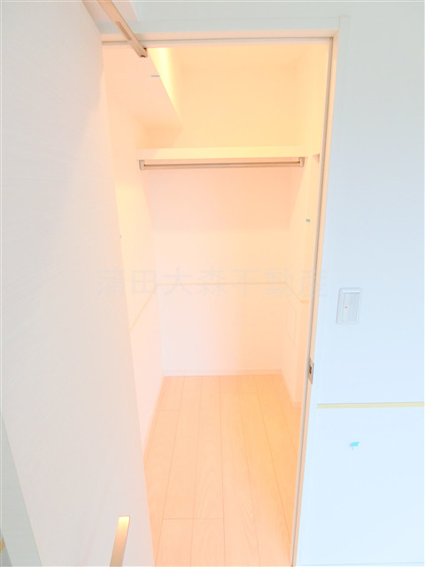 スタイリオ蒲田の収納|奥行ある大型収納　ウォークインクローゼット！衣装ケースやキャリーケースも！