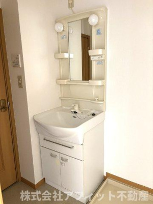 【洗面所】 | サンライズ新湯野 | 洗髪洗面化粧台