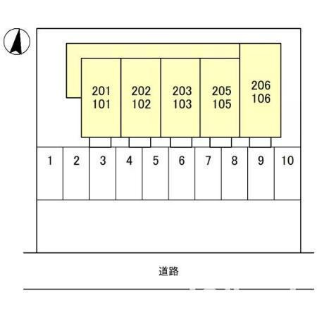 クリア上越の区画図