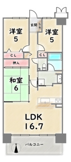 【間取り】 | サンシティ西京極壱番館