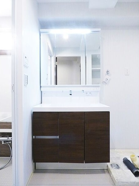 ラトゥール代官町EASTの洗面所