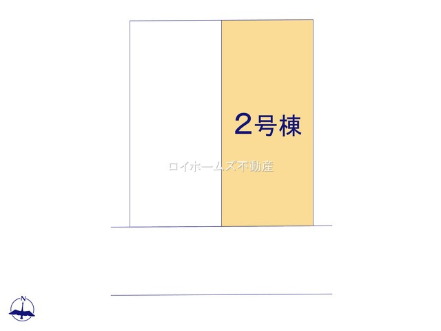 【区画図】 | 名古屋市北区長喜町３丁目19-1『仲介料無料』新築戸建て | 2号棟