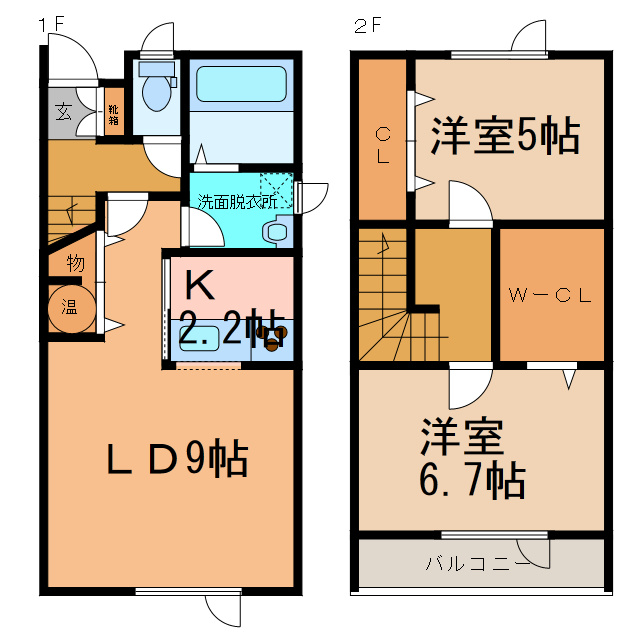 ＦＩＴ ＨＯＵＳＥ（フィットハウス）2の間取り