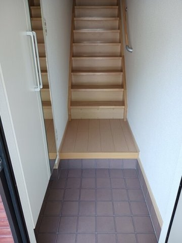 リバーサイド　レジデンス　Ａの玄関