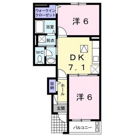 レモンライム　Ｂの間取り