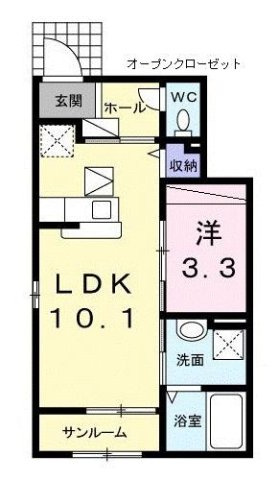 フラン・フジの間取り