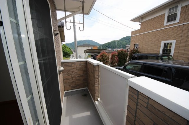 スプリングコートＢのバルコニー