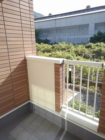 フィオーレＢのバルコニー