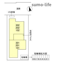 VIVRE立花の区画図