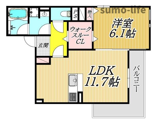 VIVRE立花の間取り