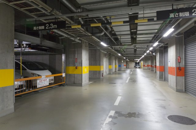 機械式駐車場です。
