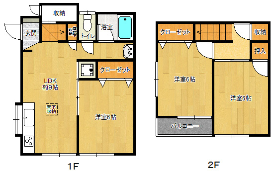 【間取り】 | アール２ | アール２(Good Home)