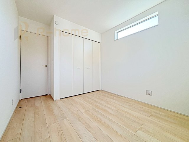 守谷市薬師台7丁目　新築戸建て　A号棟の洋室|全居室に収納を完備♪スッキリとした快適な居住空間を確保！