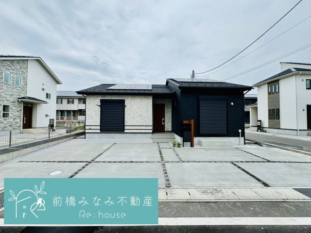 前橋市上新田町　２号棟(全５棟)　ブルーミングガーデン　新築建売分譲の外観|外観もきれいです