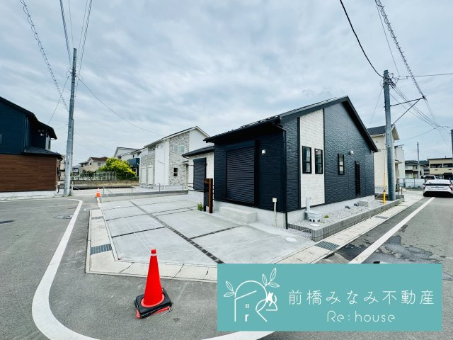 前橋市上新田町　２号棟(全５棟)　ブルーミングガーデン　新築建売分譲の外観|外観です