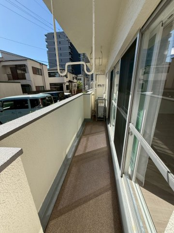 ビレッタ百道のバルコニー