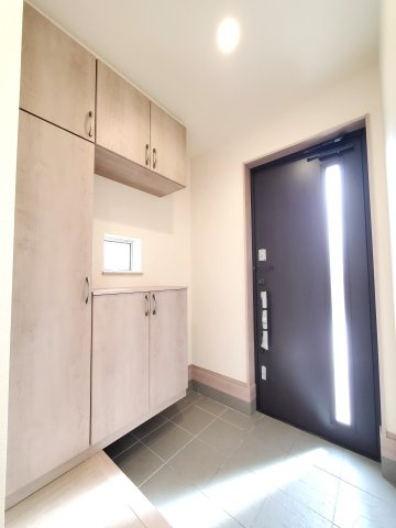 吉川市　道庭1丁目　新築戸建　全2棟の洗面所|施工例です