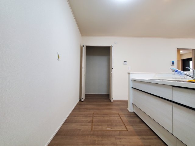 吉川市　道庭1丁目　新築戸建　全2棟のキッチン|施工例です