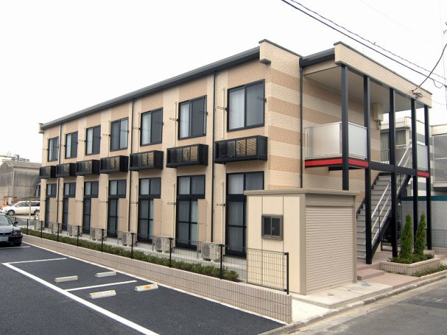 レオパレスＧ＆Ｃの外観|外はこのようになっています