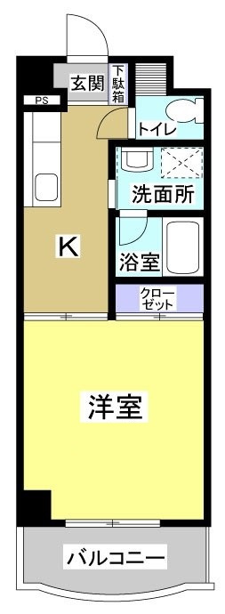 ウインブルドンの間取り