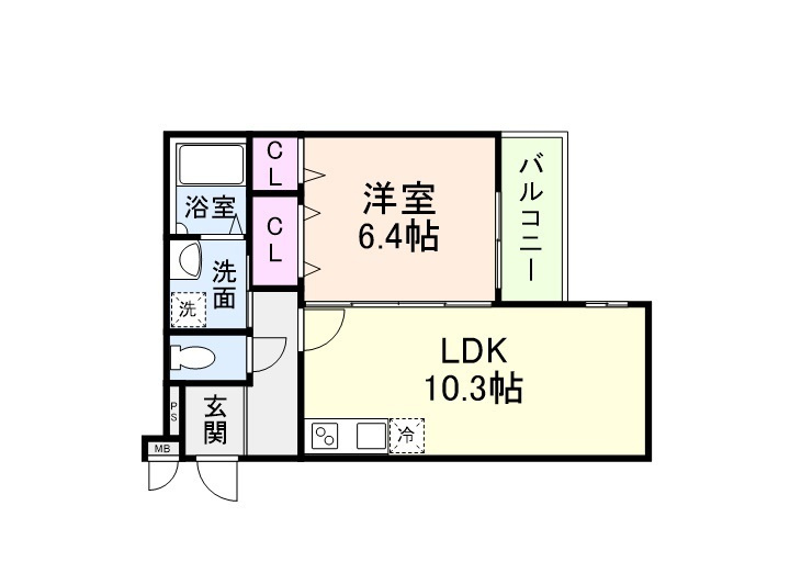 フェリシアーク加美の間取り