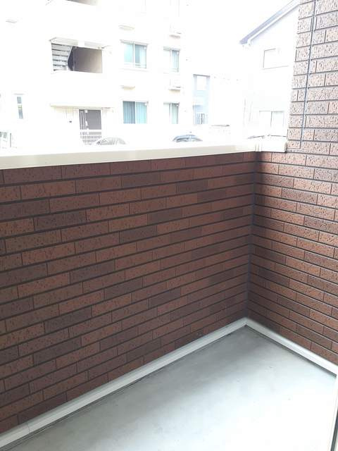 ハッピーメゾンⅤ　Ｂのバルコニー|バルコニー