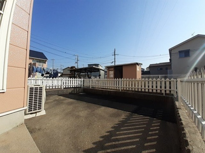 【庭】 | サンライトカーサⅡ | お庭の付いた物件です