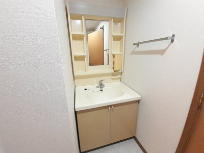 【洗面所】 | グリーンコーポラスＡ | 脱衣スペースもあります