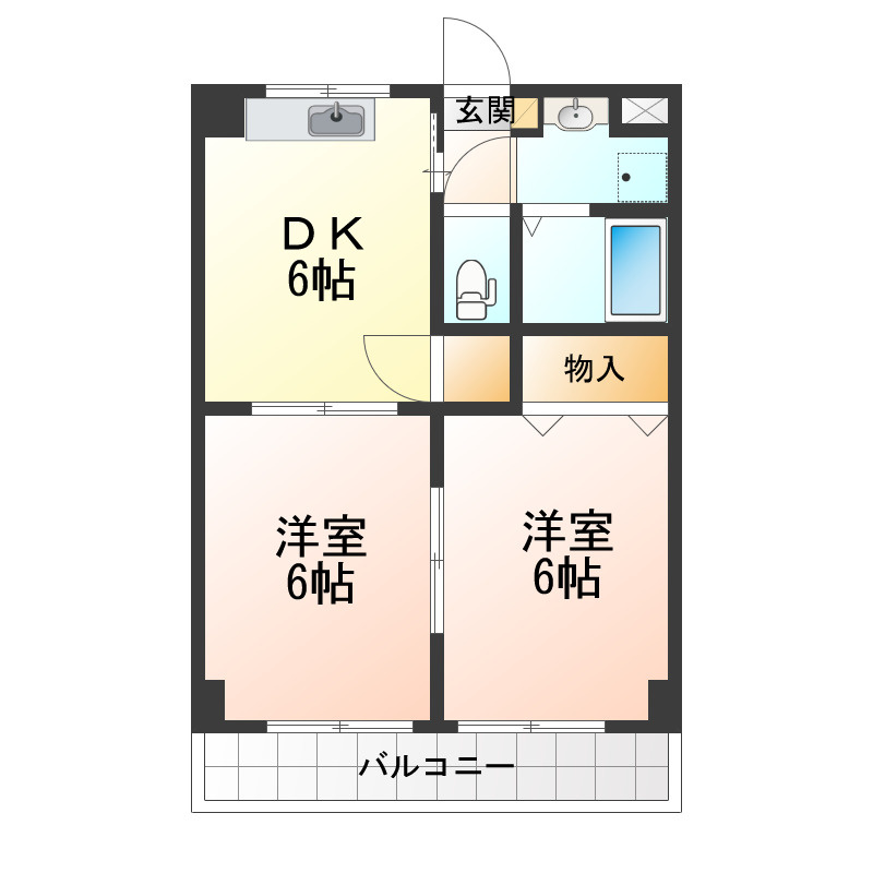 ピュアタウンAの間取り