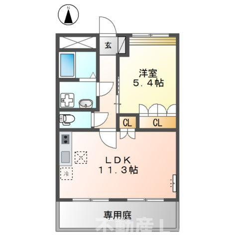 ハイツルーエンの間取り