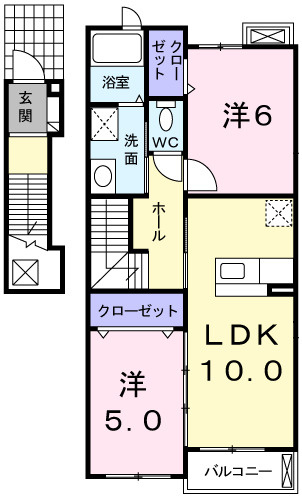 ベル　ハーモニーの間取り|※間取りが現況と異なる場合は現況を優先します※