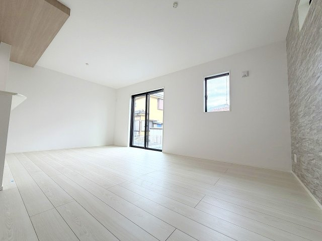 昭島市福島町3丁目　新築戸建　全3棟の居間・リビング