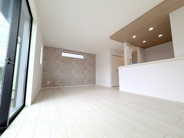 昭島市福島町3丁目　新築戸建　全3棟の居間・リビング