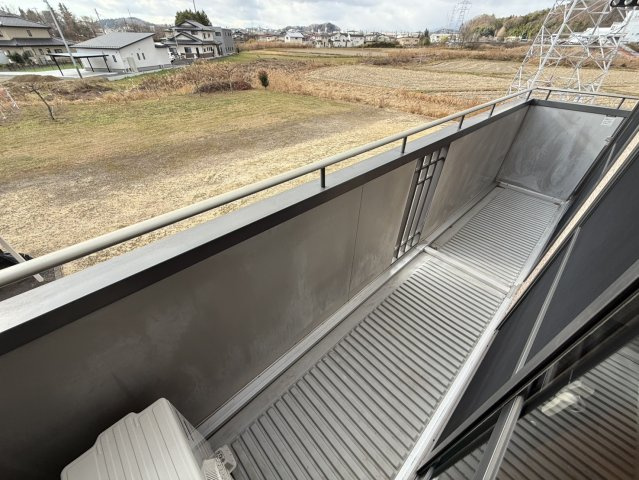 ドエル金勝寺　Bのバルコニー