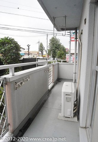 セジュール･ド･ミワ弐番館のバルコニー